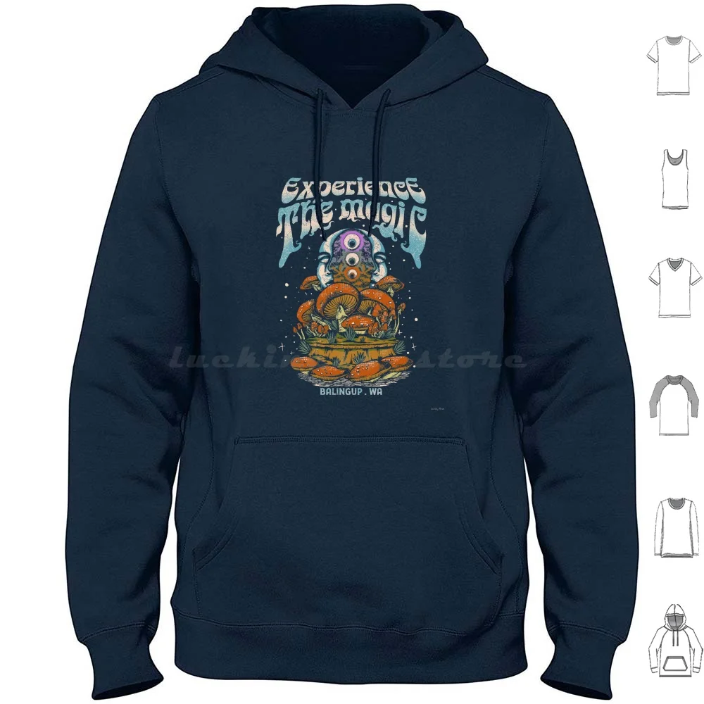 Experience The Magic Hoodie Cotton Long Sleeve Balingup Donnybrook South West Wa Western Australia Australia Souvenir Retro