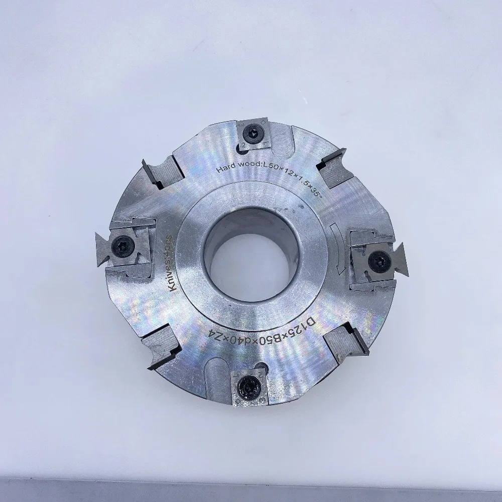Applicable to Customized Spiral Cutter Head With Insert Knives High Performance Milling Cutter