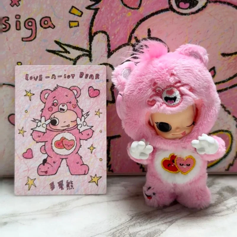 

Подлинная серия Popmart Zsiga Care Bears, слепая коробка, милая кукла, модная игрушка, украшение для рабочего стола, подарок для девочки, кавайная модель, гаражный комплект