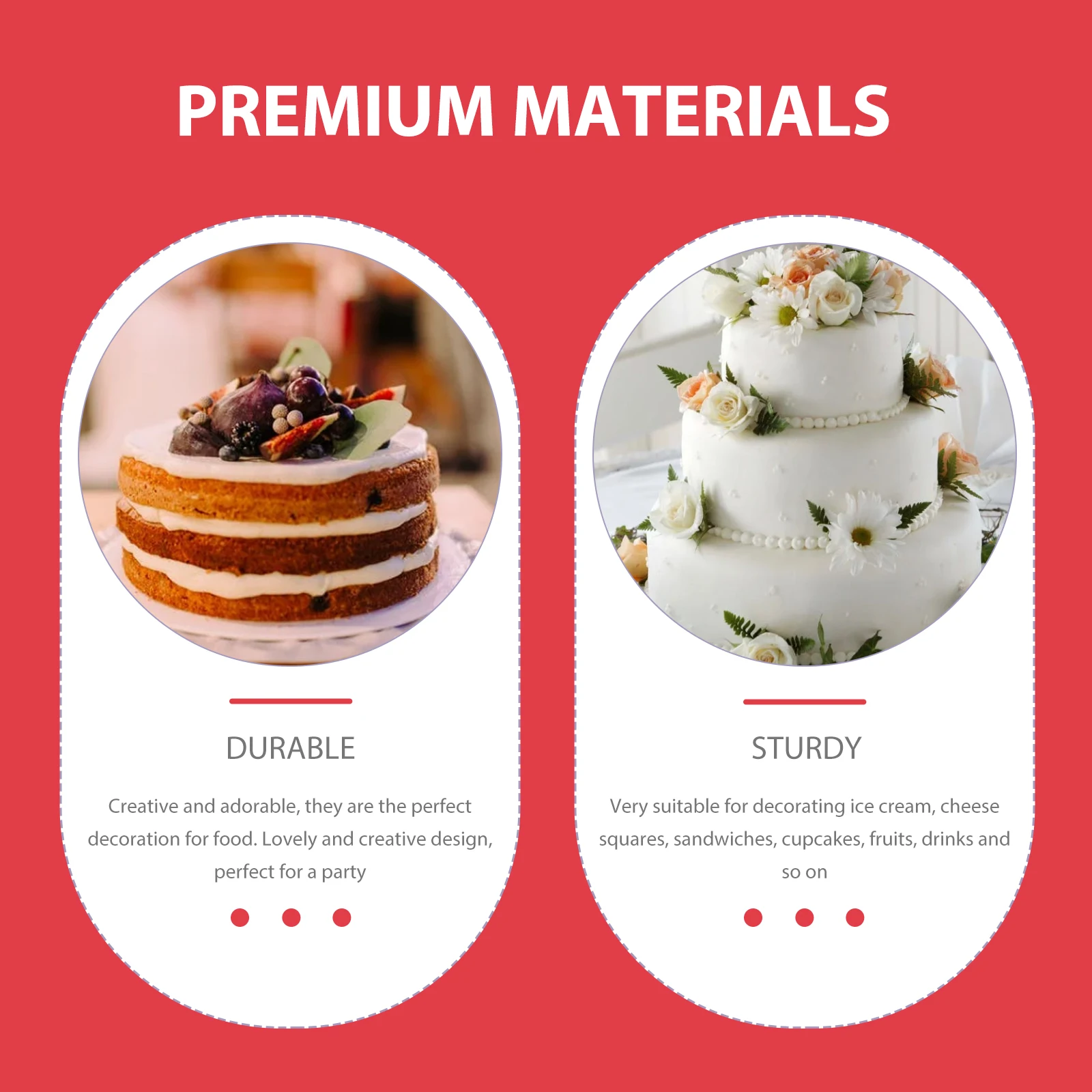 

100pcs Paper Umbrella Flower Fruit Picks Wooden Mushroom Shaped Decorative Cocktail Appetizer Sticks For Party Drinks Dessert