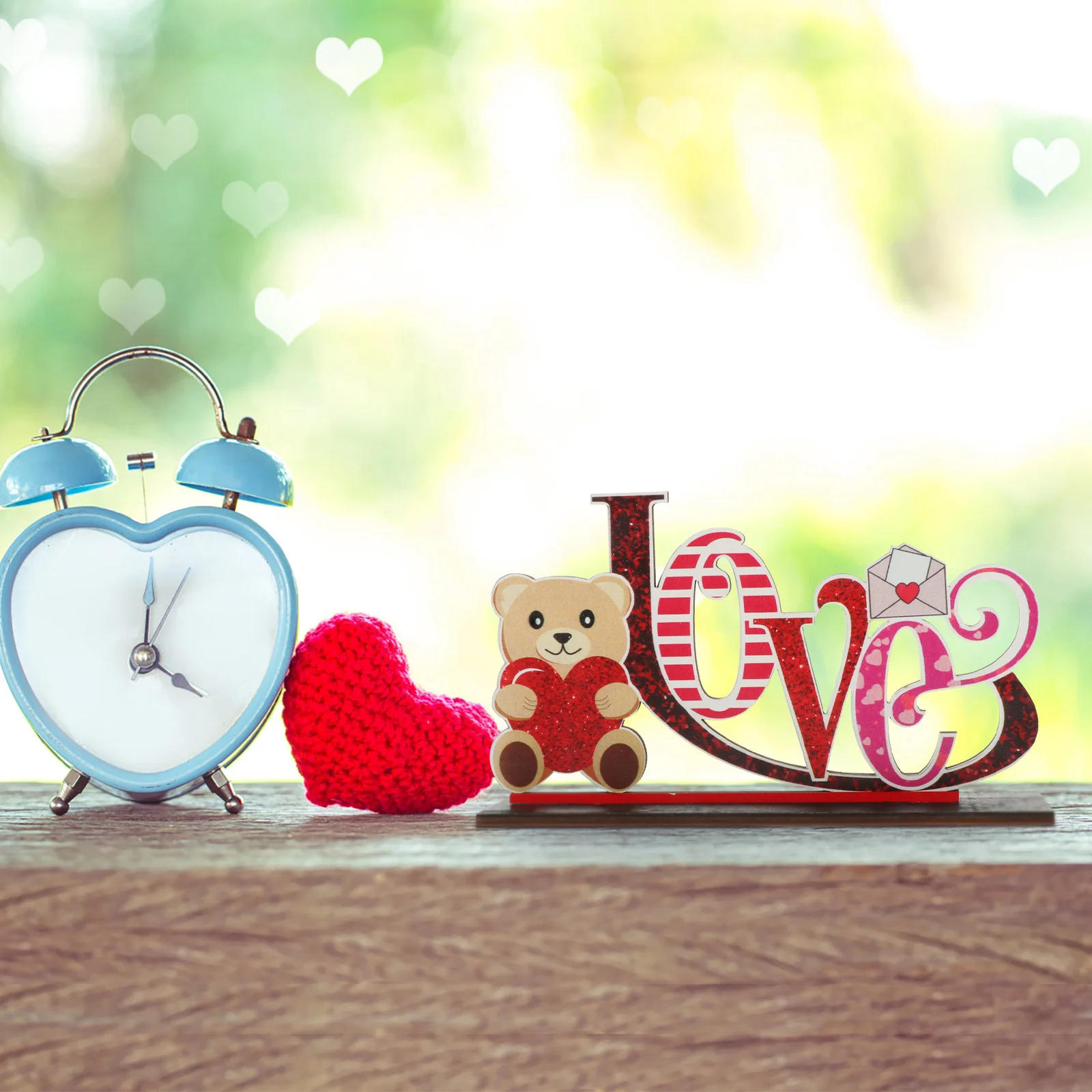 ديكور إبداعي لعيد الحب، دعامة حروف خشبية، زخرفة فريدة من نوعها، مثالية لحفلات الزفاف المنزلية، دعامة صور عملية