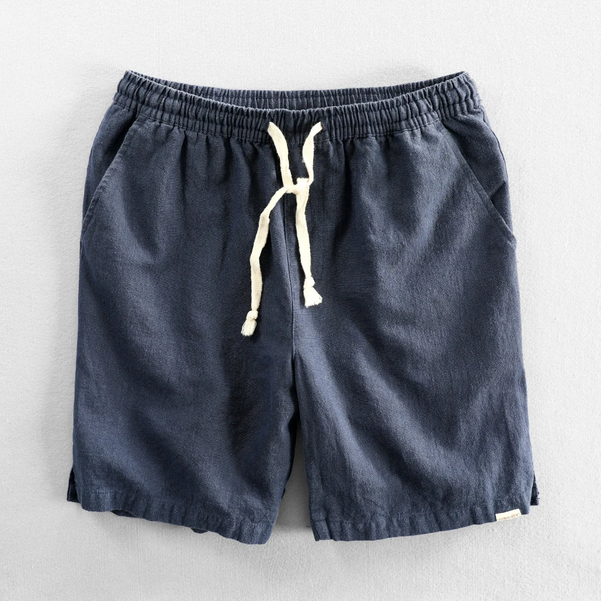 Men Summer Cotton Linen Shorts Japan Candy Color Beach Holiday Home Male Simple Casual Slim Fit Harajuku Soft Thin Shorts Pants