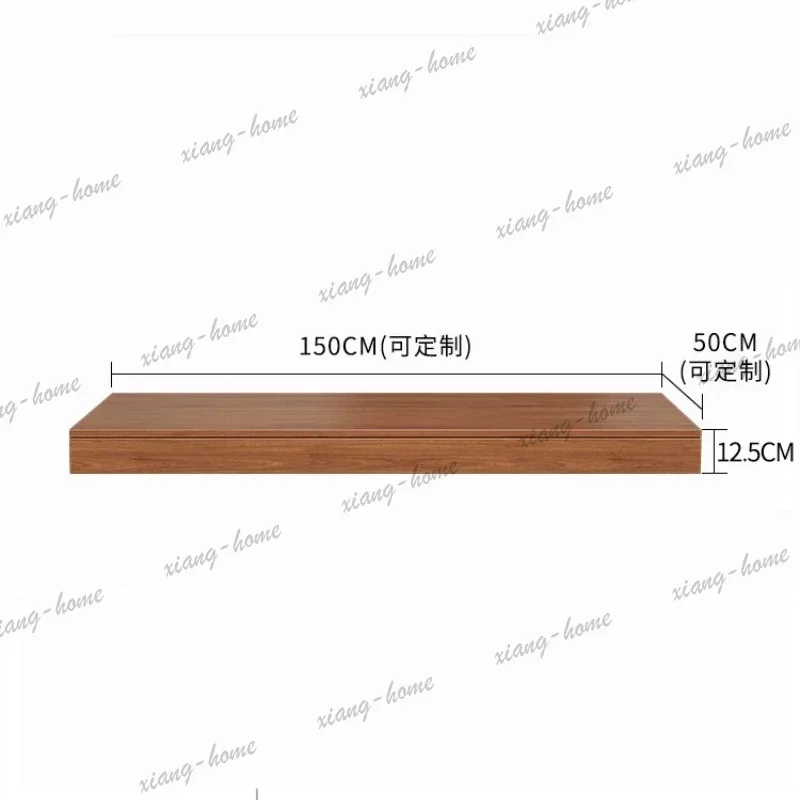 YJ Nordic Creative Solid Wood Floating Desk Modern Retractable Desktop Wall Mounted Computer Desk Bedroom Furniture Bureau FYFD