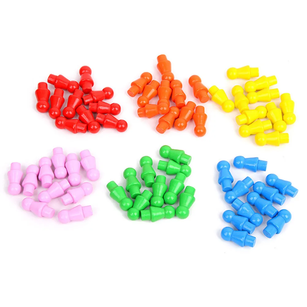 1Pcs Premium Wooden Flower Shaped Draughts Board Game Kids Educational Chess Game to Boost Logic Skills Tactical Play Chinese
