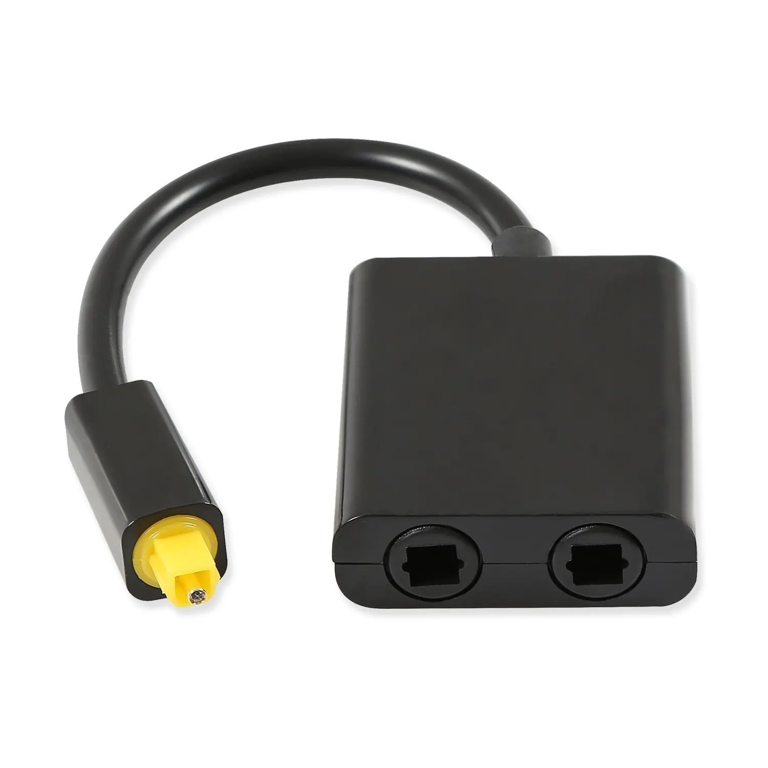 

digital Optical Fiber Splitter audio optical fiber toslink cable 2 In to 1 Out Optical Audio Cable Converter Adapter Cable