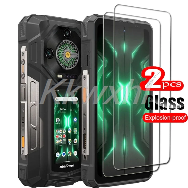 2PCS 9H HD FOR Ulefone Armor 33 Pro 6.95" Tempered Glass Cover ON Armor33Pro Armor33 33Pro  Screen Protector Transparent Film