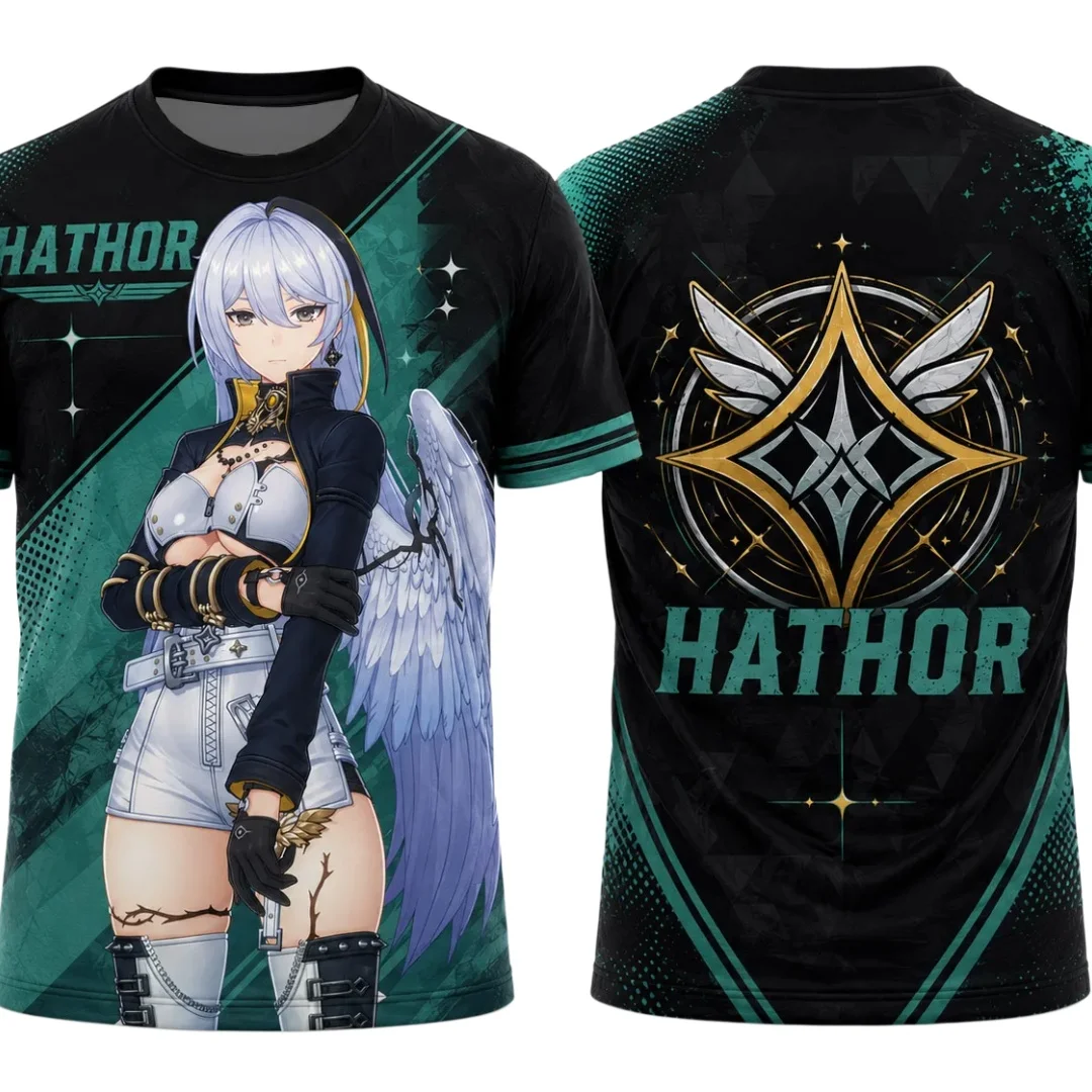 Neverness to Everness Shinku Game T Shirt 3D Full Print Short Sleeve NTE Nanally Lacrimosa Unisex Streetwear Tee For Men Women
