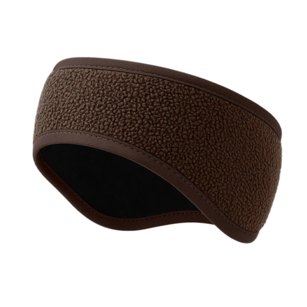 Warm Fleece Sports Headbands Soft Windproof Thick Winter Sweatband Thermal Ear Warmer Outdoor Earmuffs Headband