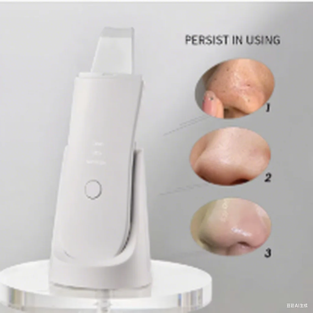 Grattoir de peau à ultrasons, nettoyage des pores du visage, nettoyage en profondeur, Instrument d'élimination des points noirs, Machine adaptée aux Instruments de beauté