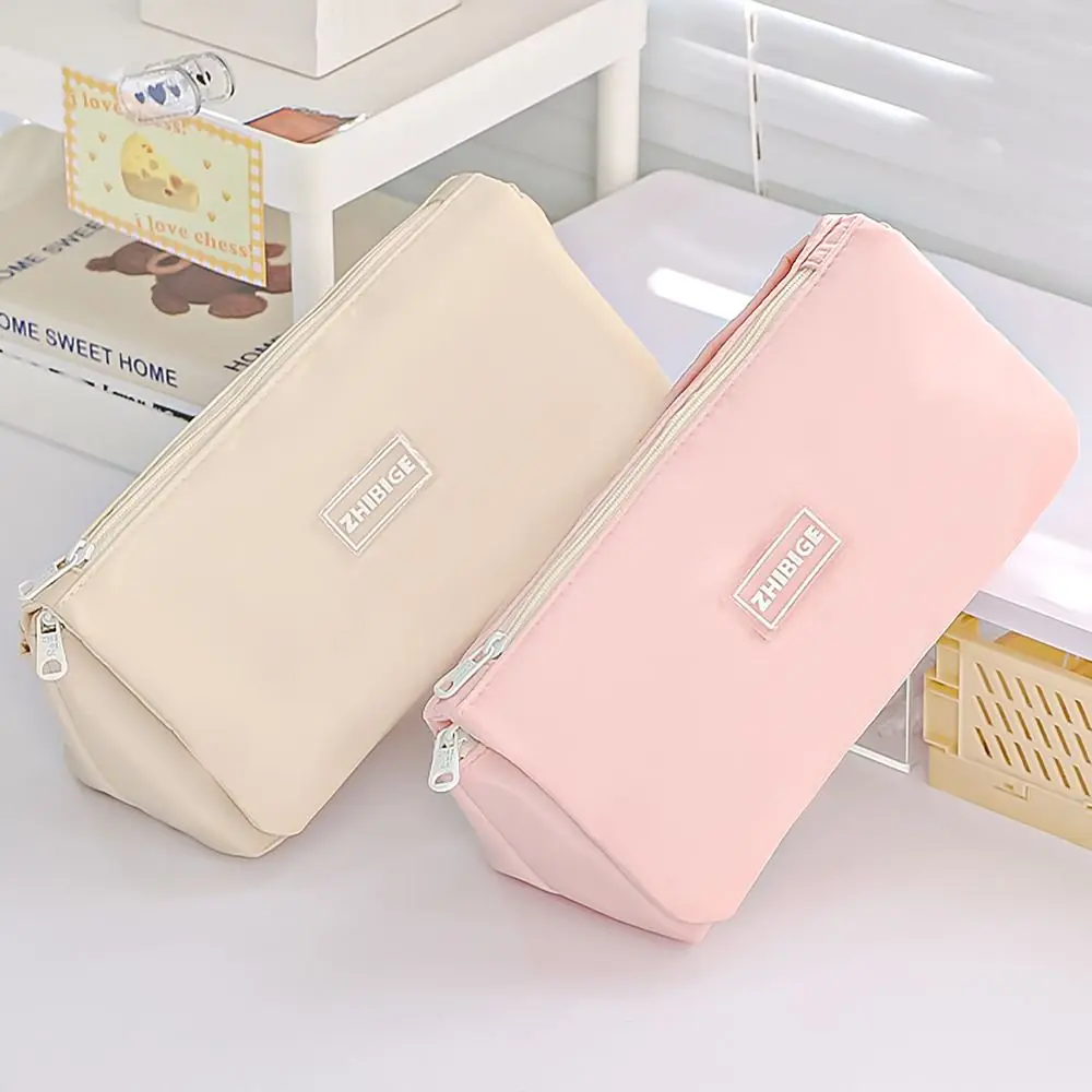 Multilayers Pencil Case Transparent Partition Large Capacity Stationery Storage Pouch Pen Divider Pen Bag