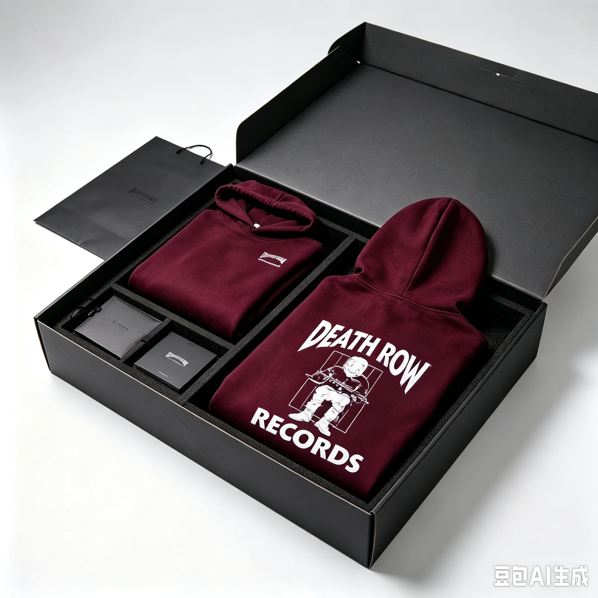 Death Row Records Hoodies Frühling Herbst Fleece Hoodie Pullover Mode Herren Damen Lose Kapuzenpullover Hip Hop Streetwear Top – Detail 9