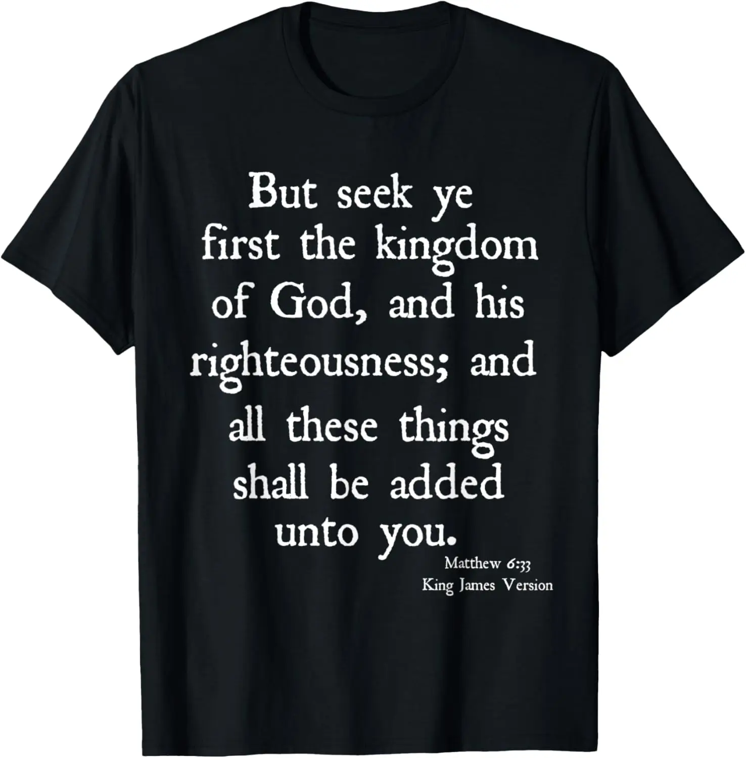 Matthew 6:33 Seek Y…