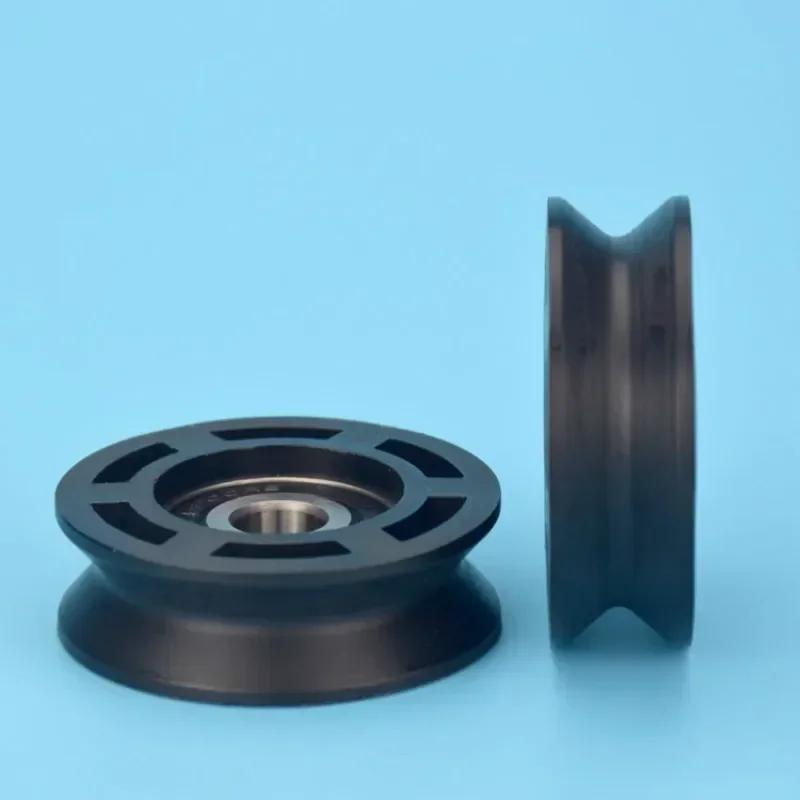 10*50*16mm V Groove Type Nylon Bearing, Pulley Package, Plastic Wear-Resistant Suspension Wheel, POM POM Rolling Wheel
