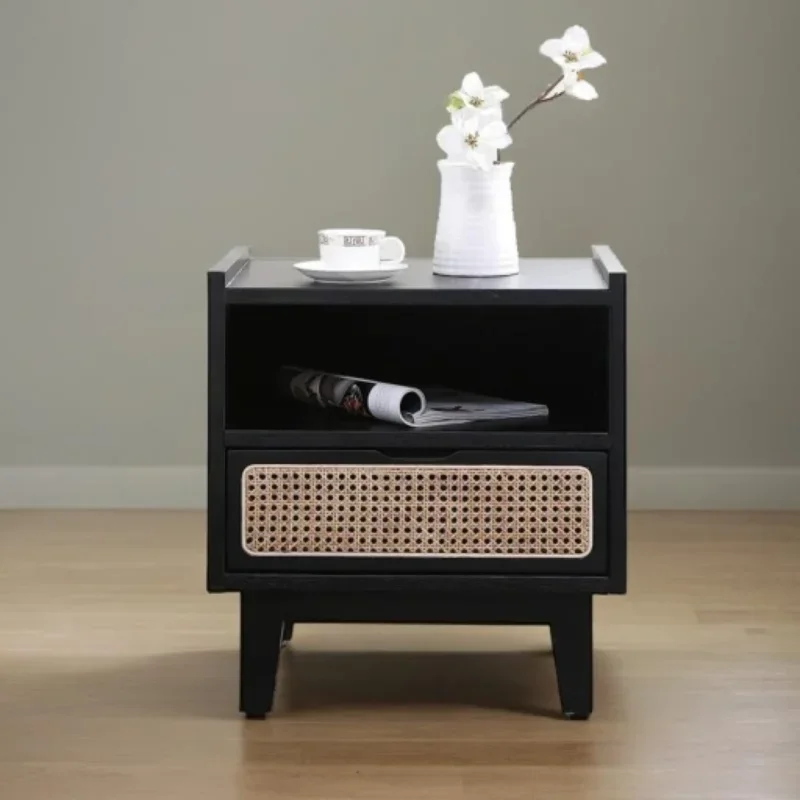 

Night Stand Table Side Bed Room Drawer Bedroom Closets Small Low Bedside Narrow Wood Coffee End Nachttisch Tables Auxiliary