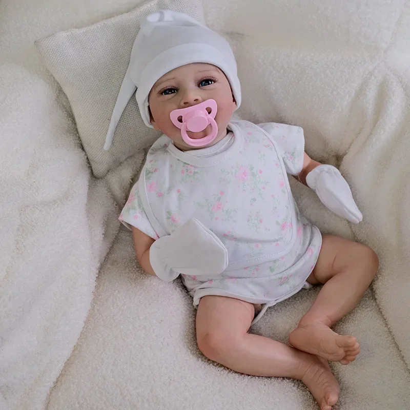 48CM realistische levensechte babypop Sebastian handgemaakte afgewerkte poppen 3D-huid met zichtbare aderen hetzelfde als foto Mu libreas herboren