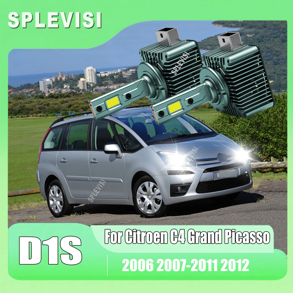 

D1S Led Headlight specifically designed to replace stock headlights For Citroen C4 Grand Picasso 2006 2007 2008 2009 2010-2012