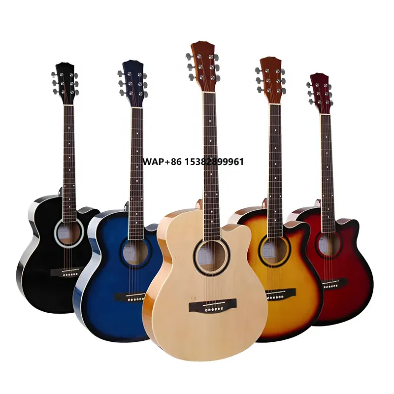 China Factory Cheap Handmade Solid Wood Guitars Beginner Classical Acoustic Guitar