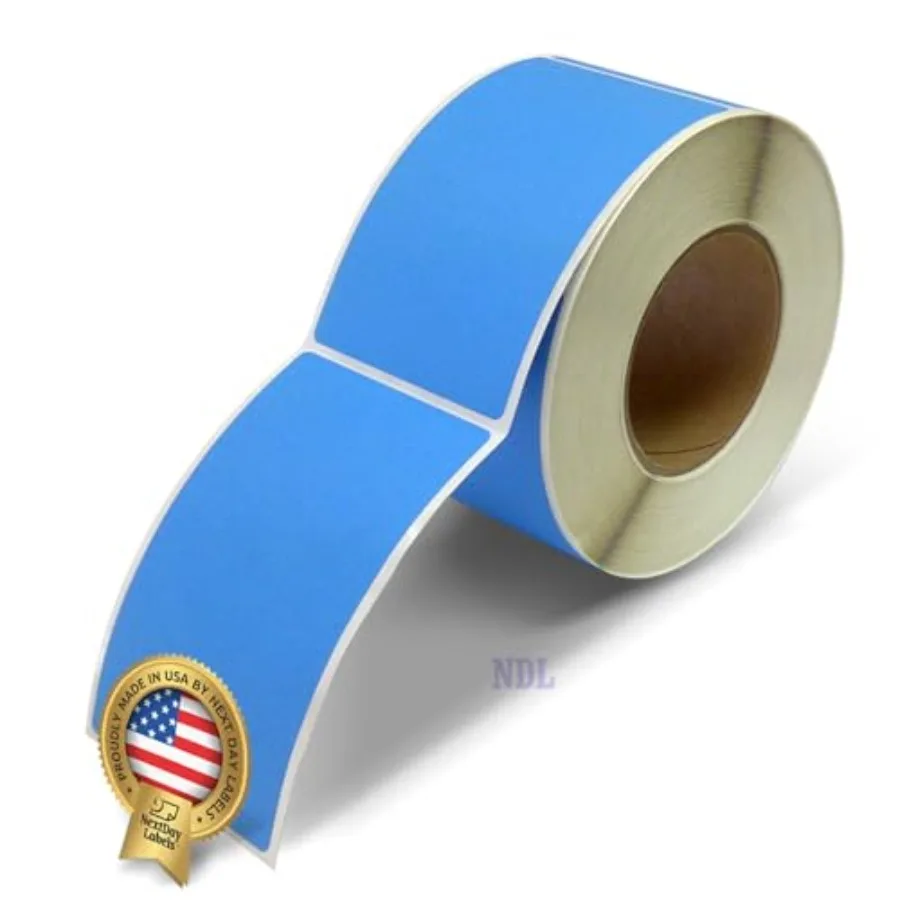 

500 этикеток-стикеров 3x5 дюймов - рулон цветных маркировочных этикеток - этикетки для переезда, цветные инвентаризационные наклейки для упаковки и организации