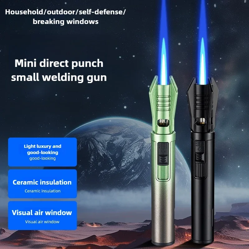 

Creative Compact Portable Handheld Airbrush Cigar Lighter Transparent Visible Transom Mini Welding Gun Outdoor