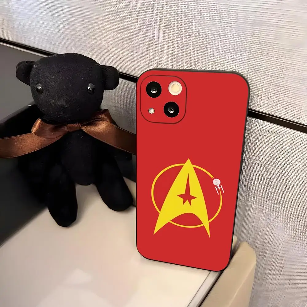S-StarS T-trek Logo Handyhülle für iPhone 17 Pro Max 17e 16 15 14 Pro Max 13 12 Air Plus Silikonhülle