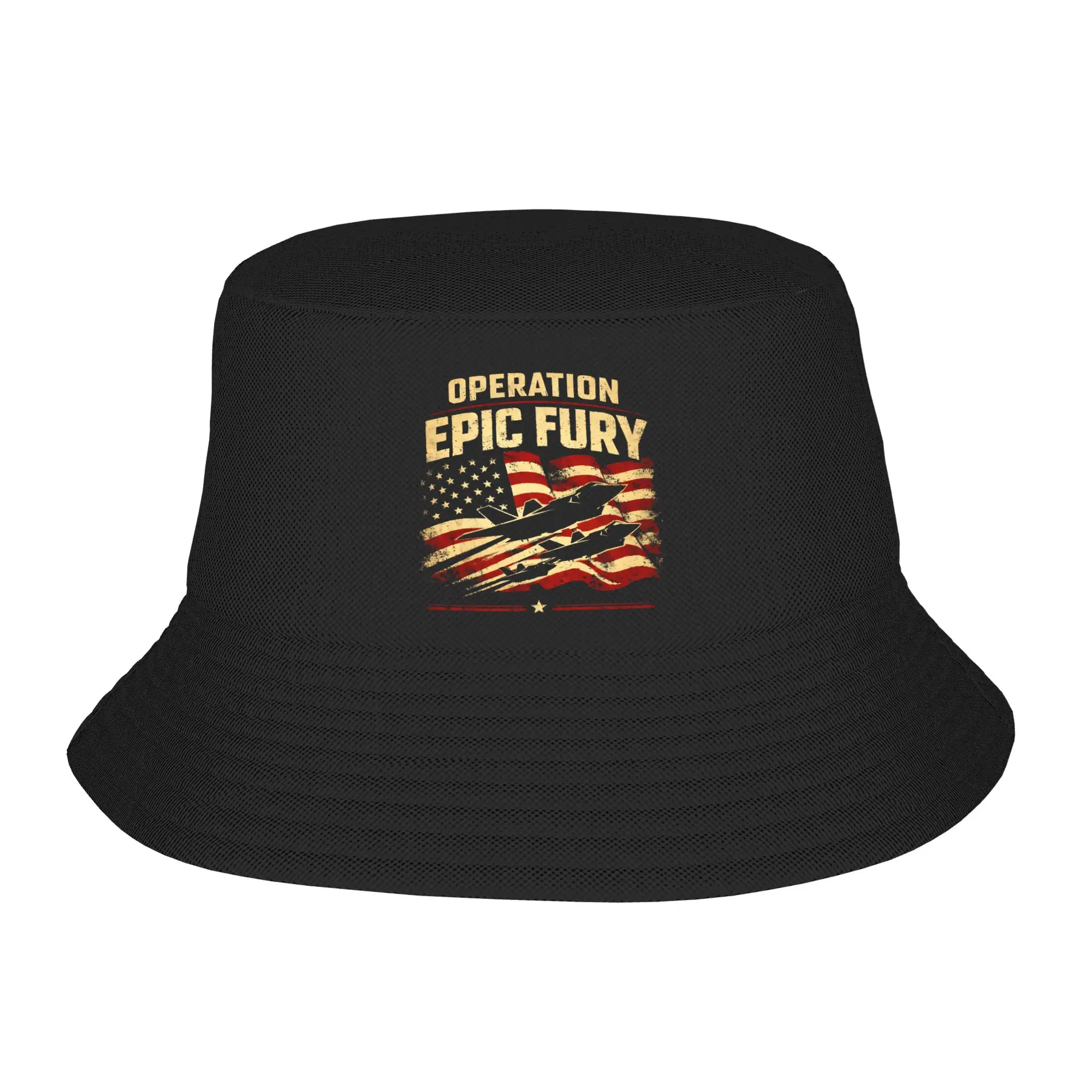 Chapeau Bob pour fille, style Harajuku Operation Epic Fury The FAFO Tour, chapeau de plage léger