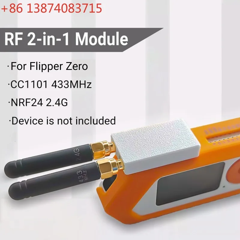 Flipper Zero 2-in-1 RF Devboard, Ultra-Compact NRF24 + CC1101 Wireless Module, 2.4GHz & 433MHz, High Performance, Auto-Switch, P