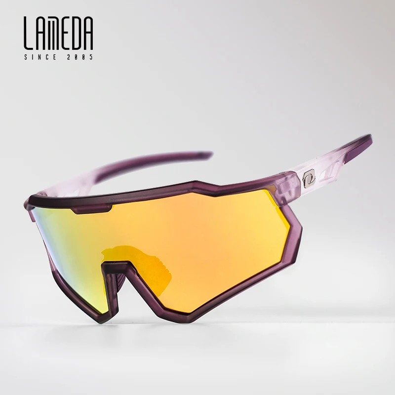 LAMEDA Professional Cycling Glasses Men Women Bike Colorful Polarized Sunglasses For Outdoor Sports MTB Road Bicycle