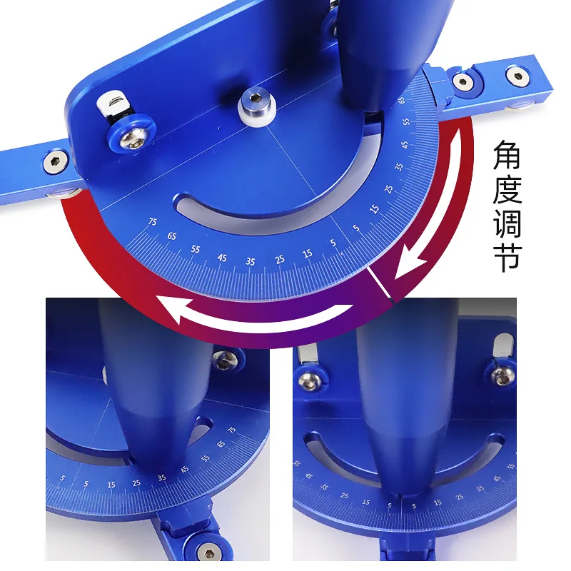 Woodworking push table push handle, table saw, engraving machine flip angle plate, limit stop