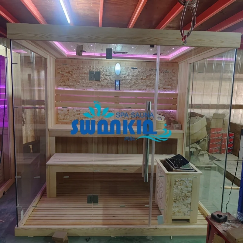 

Custom. Factory Customized Sauna Room Sweat Steaming Room Graphene Far-Infrared Sauna Room Light Wave Room Decoration Sauna Room