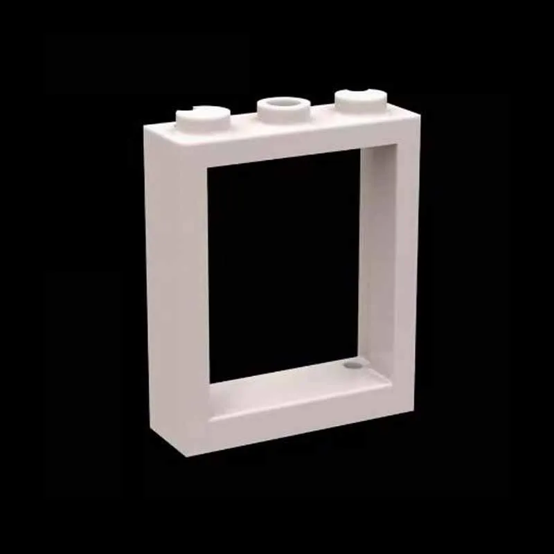 Window Frame 1x3x3 with Glass Building Blocks MOC Parts Toys For Kids Creative Compatible Major Brand 51239+ 51266 10pcs/lot