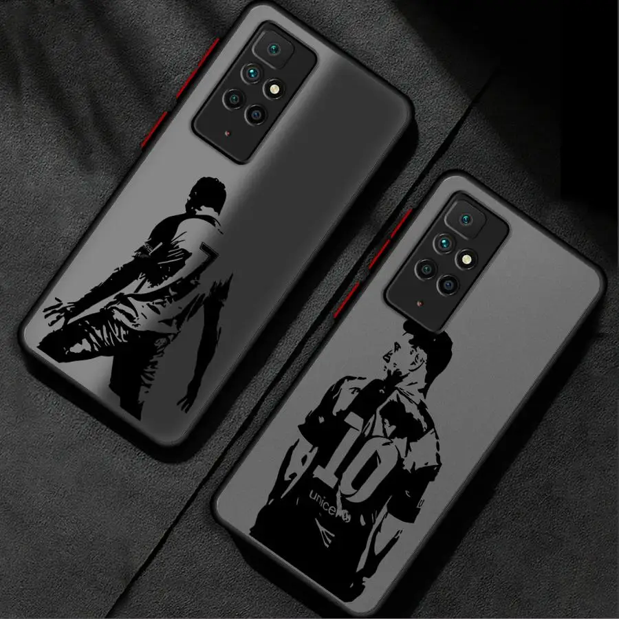 Spuerstar CCR7-M-messi for Xiaomi Redmi 10C 9 9A 9C 12 12C 13C 10 A1+ A2 Plus 9T K40 Pro 10A Phone Case Cover Shell