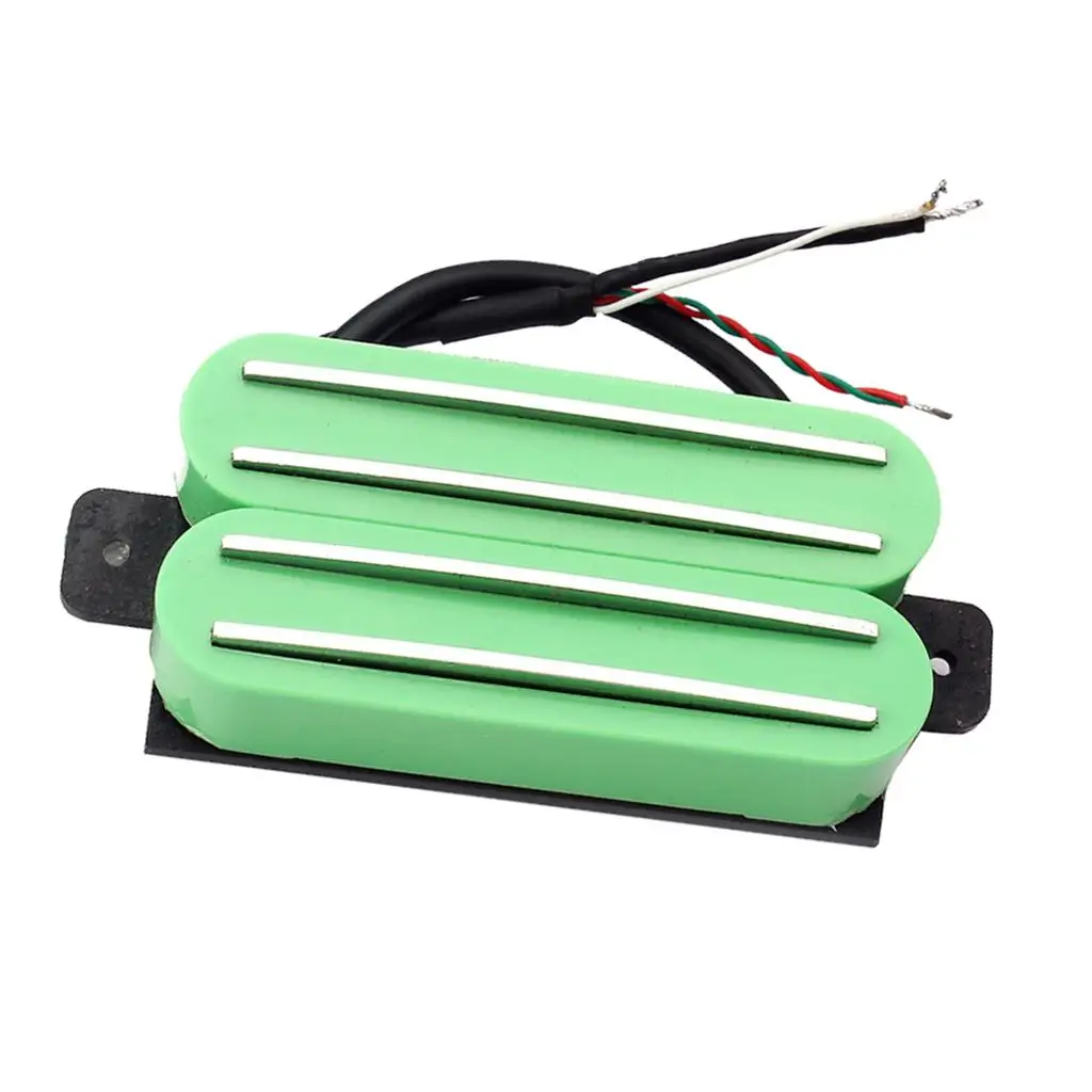 Dual Track Pickup Humbucker Green 4 Wire Electric Guitar Parts for Custom Guitar Enhancement