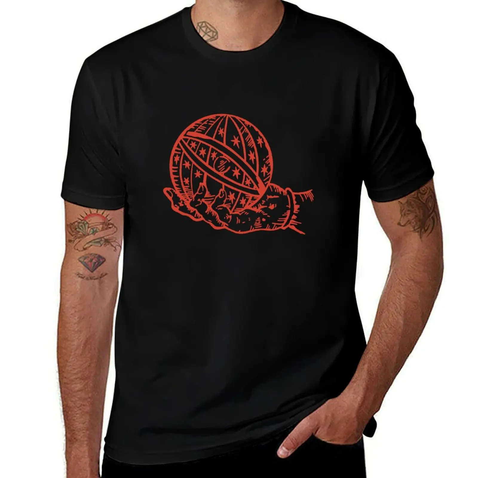 Medieval Hermetic Engraving - Esoteric Art T-Shirt Summer Casual Loose T-Shirt