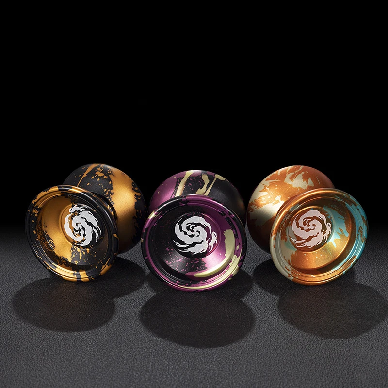 

Xiangyun Magic Yoyo Professional Butterfly Metal Alloy Aluminum Competitive Yoyo 10 Ball U Bearing High Speed Yo Yo Classic Toys