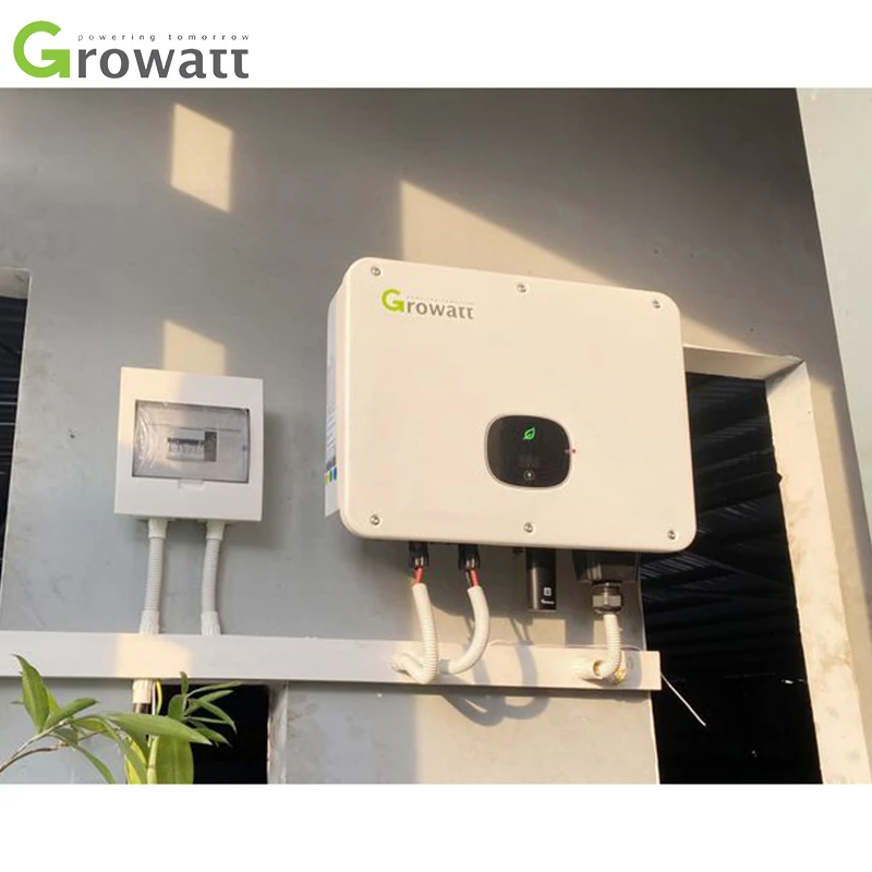 Growatt 15Kw Hybrid Solar Inverter Solar Inverter Mid 15~25Ktl3-X 15Kw 20Kw 25Kw On Grid Solar Inverter Dual Mpp Trackes