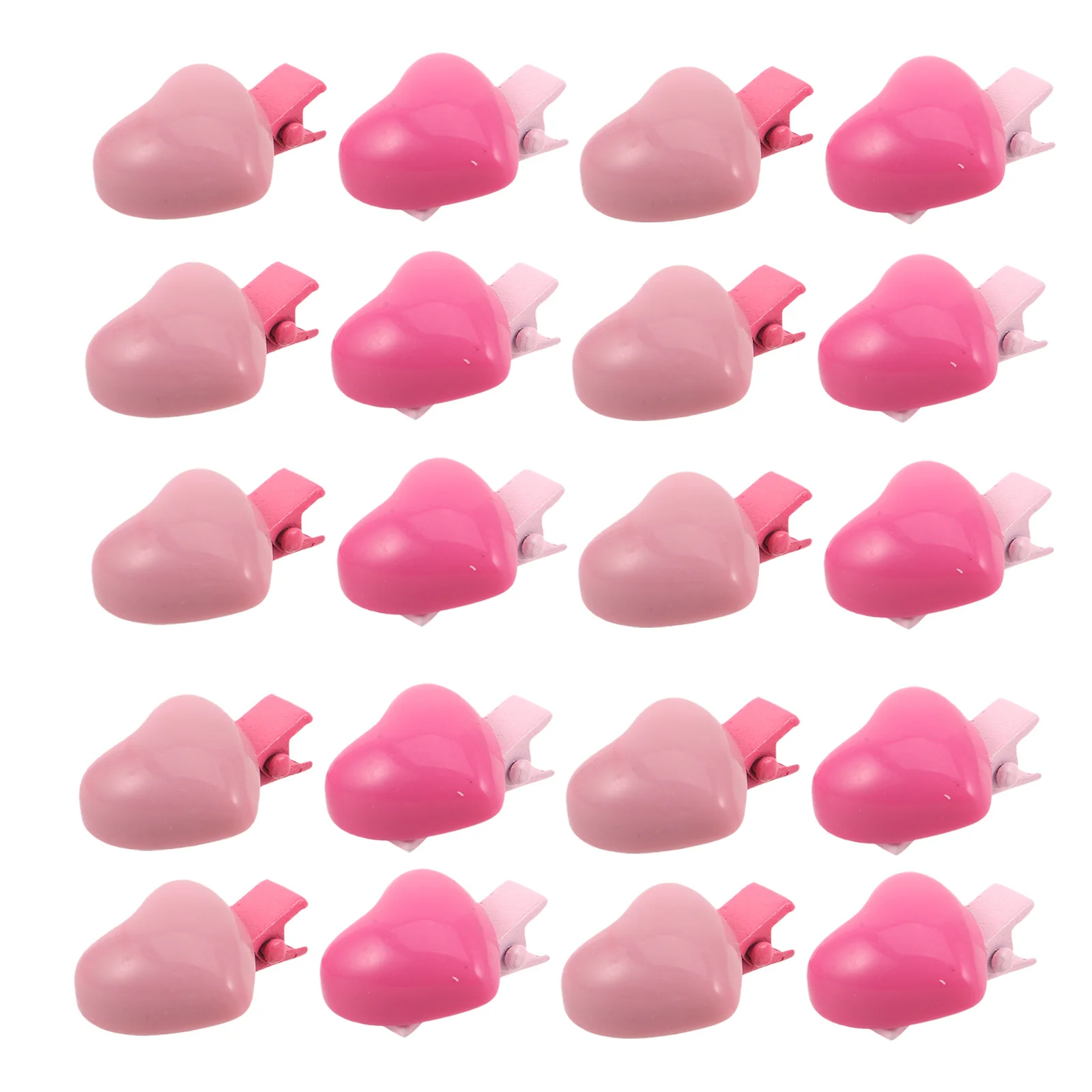

24Pcs Mini Heart Hair Clips Kawaii Decorative Pins for Kids Valentine Hair Accessories Small Functional Barrettes Party Wear