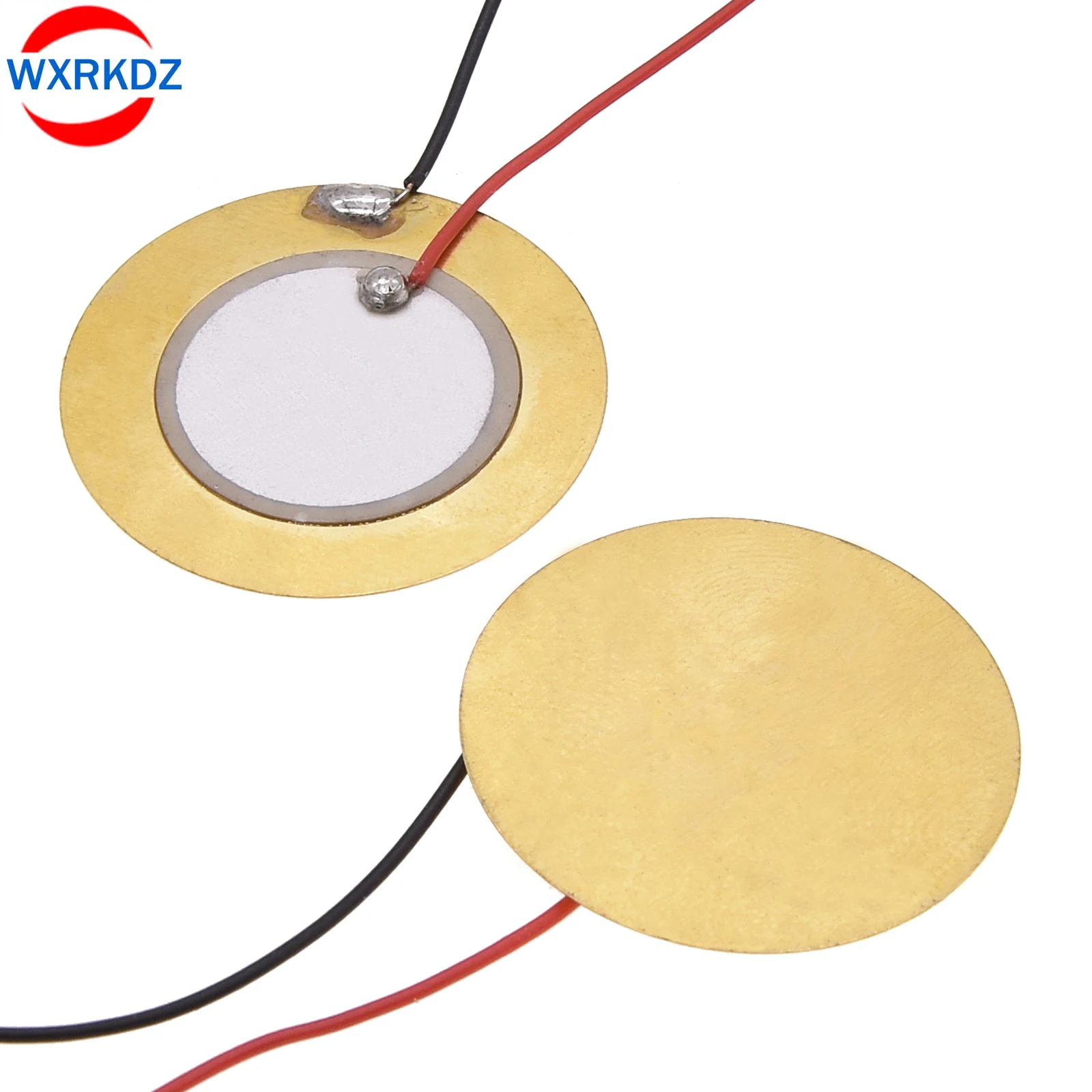 20 pcs Piezoelectric Piezo Ceramic Wafer Plate Sounder Sensor Dia 12MM/15MM/18MM/20MM/27MM/35MM/50MM For Buzzer Loudspeaker