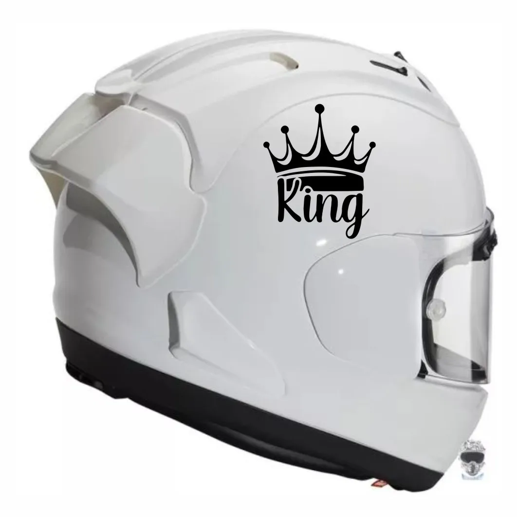 Motor Helmet Sticker king Vinyl Decals For Motorcycle Helmet Decal Decor Royal Stickers