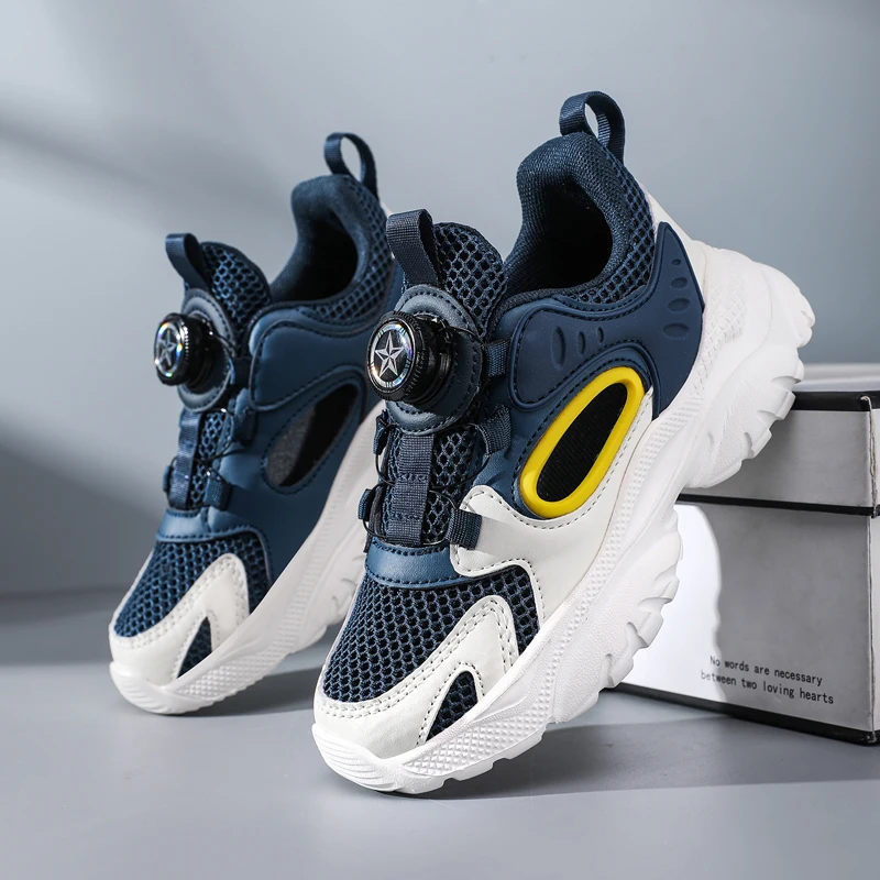 Luxury Boys Sneaker Children Sports Shoes Lightweight School Kids Casual Sneaker Fashion Platform Tennis Shoes for Boy Girl