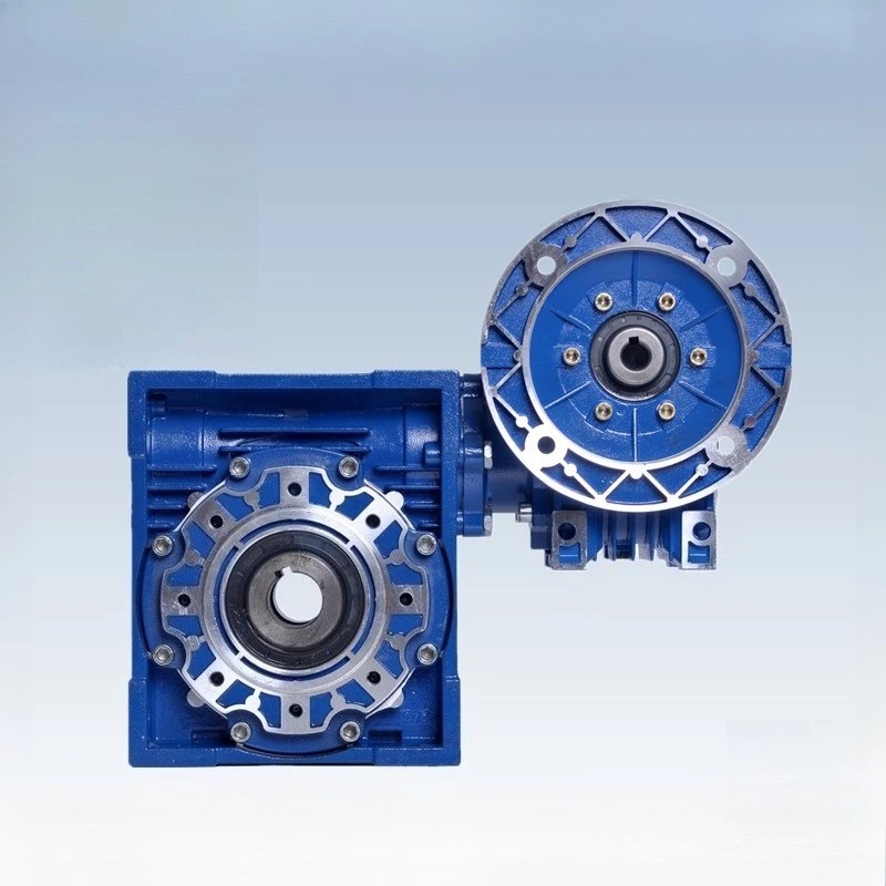 Aluminum Alloy RV NMRV Double Stage Worm Gear Reducer Industrial Mechanical Transmission Gear Drive Heavy Duty Replacement Parts