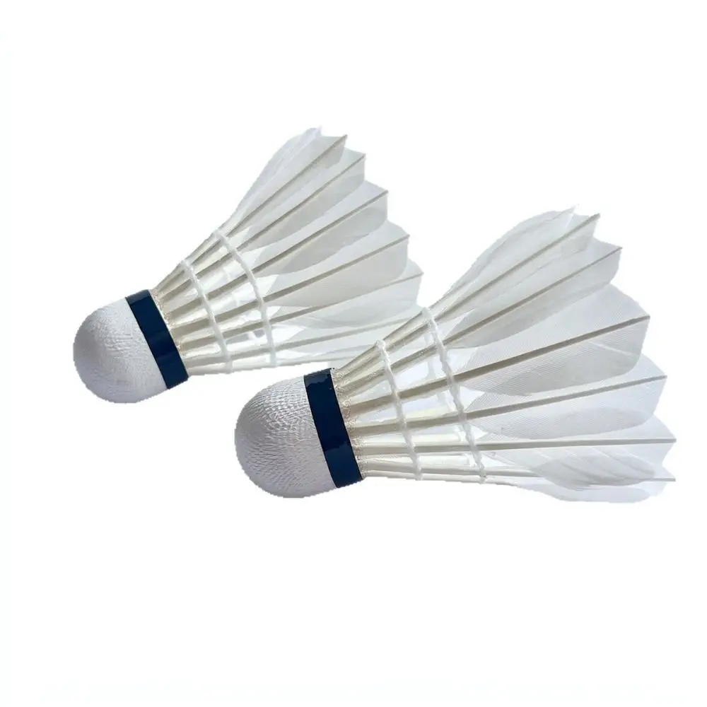 High Quality Goose Feather Badminton Ball Precise Flight Path Durable Training Shuttlecock For Indoor Outdoor Exercise