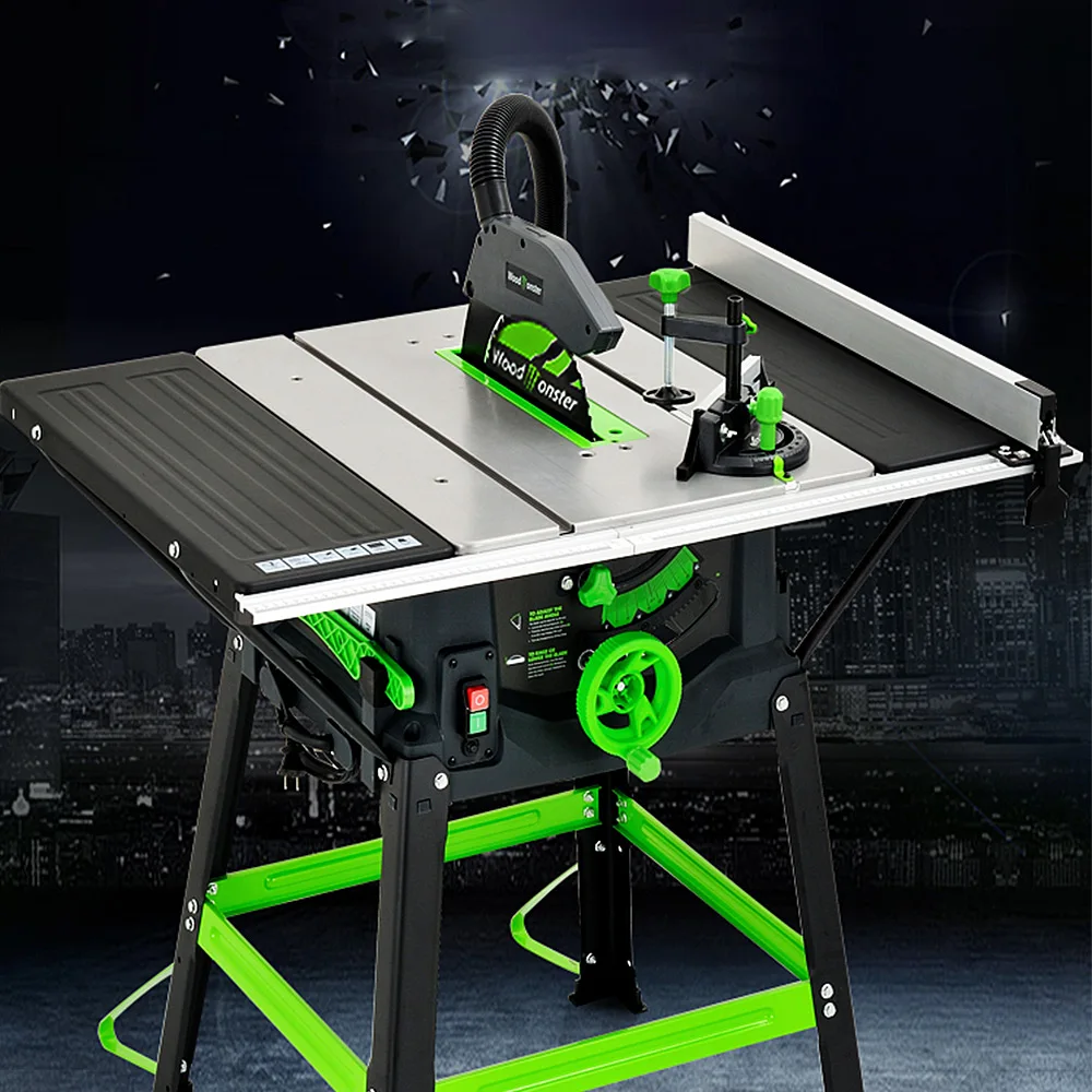 Scie à table pour le travail du bois, machine à découper l'aluminium et le bois, scie à panneau, 10 po