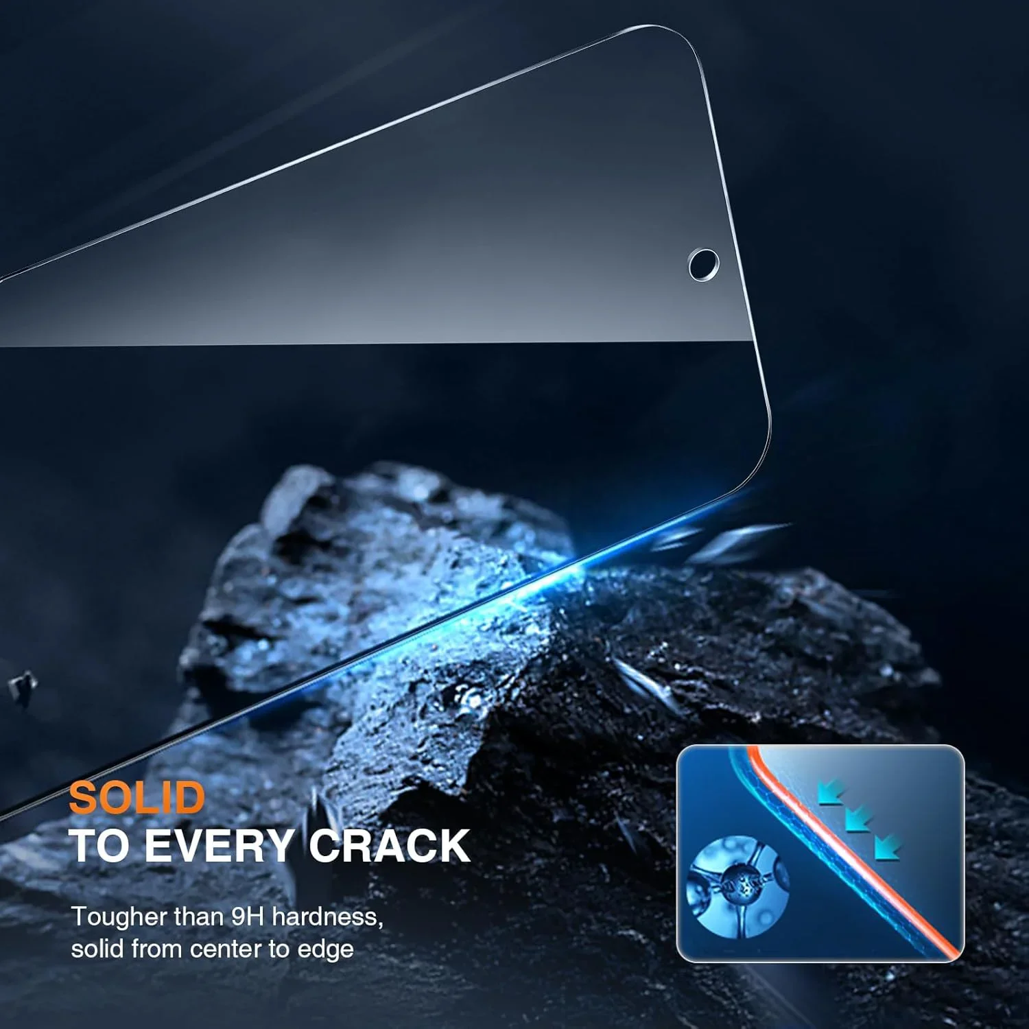 1-4 قطعة الزجاج المقسى لسامسونج غالاكسي S25 حافة S24 زائد S23 الترا S22 S21 S20 FE بصمة فتح واقي للشاشة فيلم