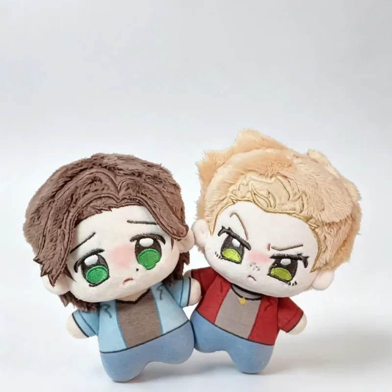 New American TV Series Supernatural Plush Doll Toy 10CM Cartoon Cute Soft Sam Dean Periphery Pendant Decoration For Fans Gift