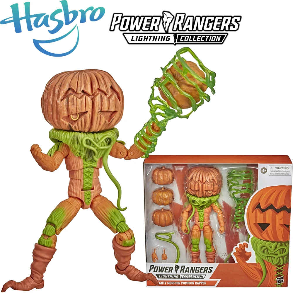 In Stock Original Hasbro Power Rangers Lightning Collection Monsters Mighty Morphin Pumpkin Rapper Action Figures Model Toys