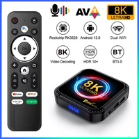 TV98 RK3528 TV Box Ultra HD 8K Smart TV Box Android 13 4GB 32GB 64GB Wifi Dual BT5.0 4G 5G reproductor multimedia remoto por voz decodificador