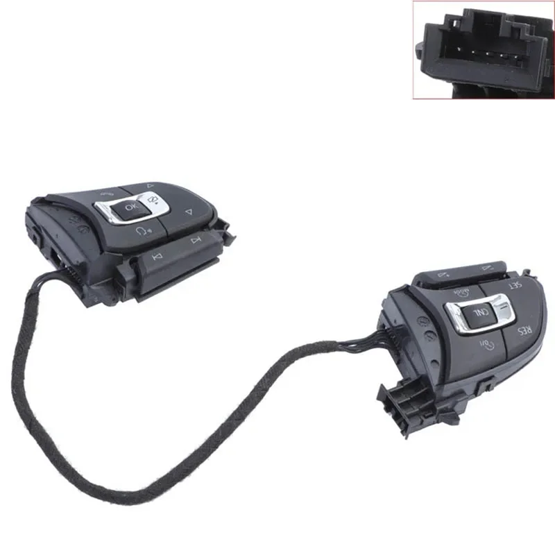 

Steering Wheel Cruise Control Button Car 5NG959442B 5NG959442A For VW Passat Jetta Tiguan Touran Troc Arteon