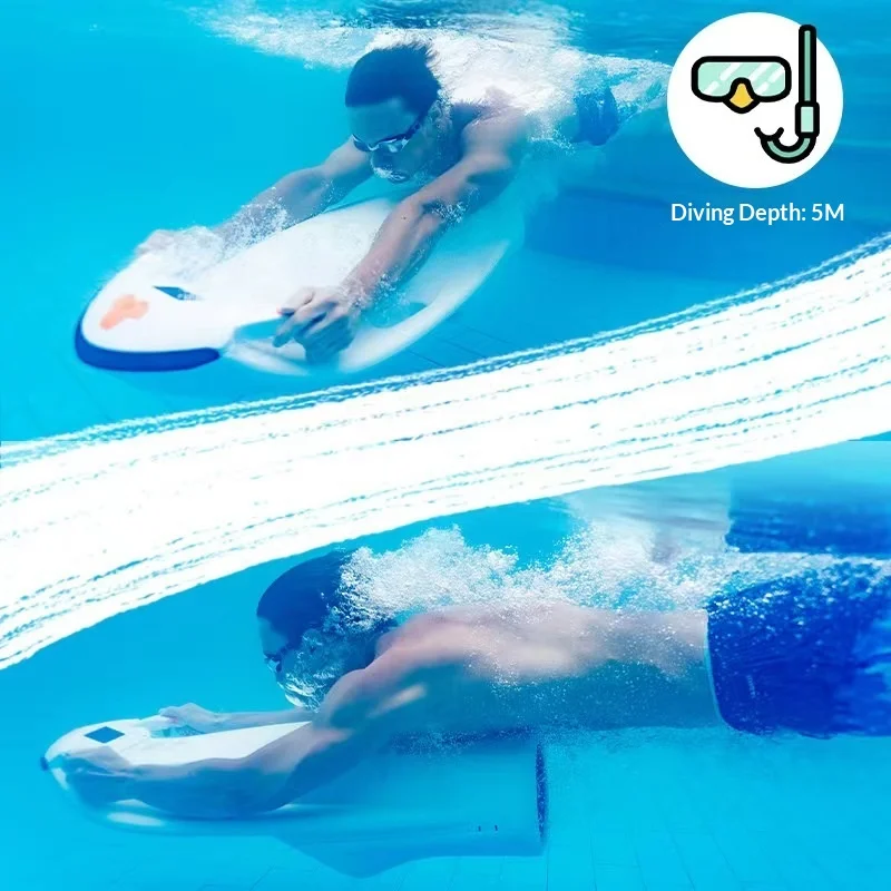 Electric PP Material Water Power Skateboard Swimming Floating Board Diving Equipment Propeller Surfboard