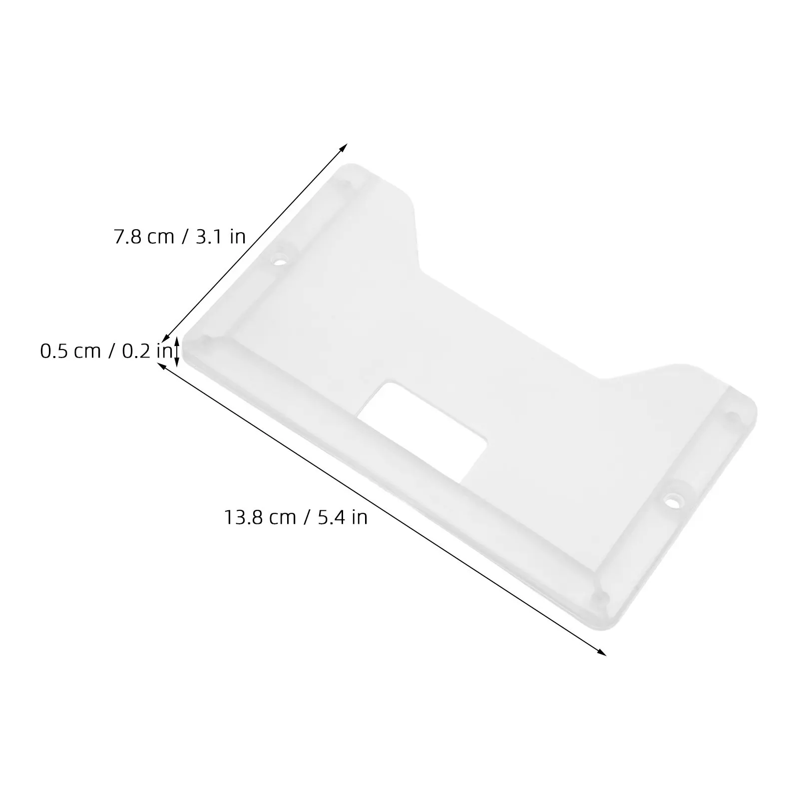 10Pcs Clear Plastic Hospital Bed Card Holders Wall Mount Label Sleeve Patient Id Display Waterproof Stain Resistant Nursing Home