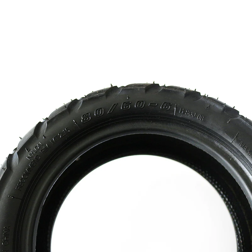 80/60-6 Tyre Wear-Resistant Off-Road Tubeless Tire for Curuss R10 FLJ C11/T11 Electric Scooter Pneumatic Wheels